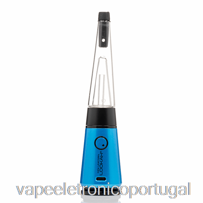 Vape Eletrônico Lookah Unicórnio Mini Vaporizador Kit Azul